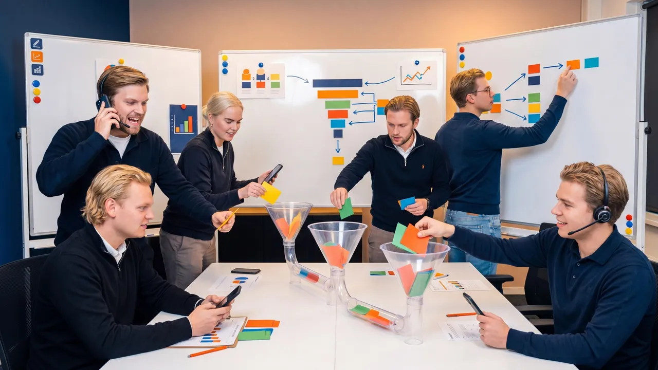 Visuele weergave van Acquisitiebureau