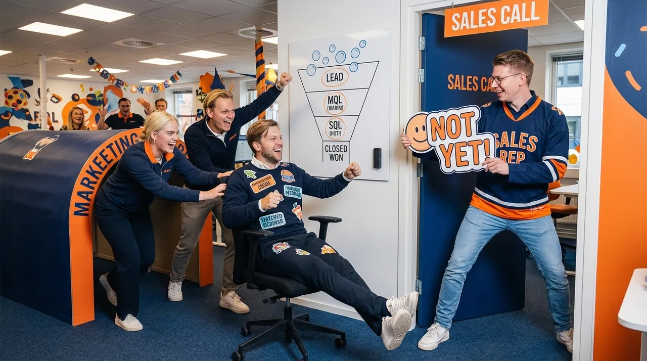 Visual representation of Marketing Qualified Lead (MQL)