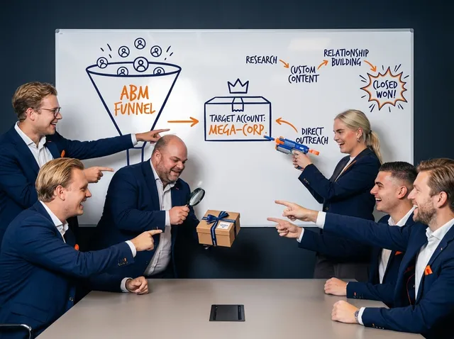 Illustration for Account-Based Marketing (ABM)