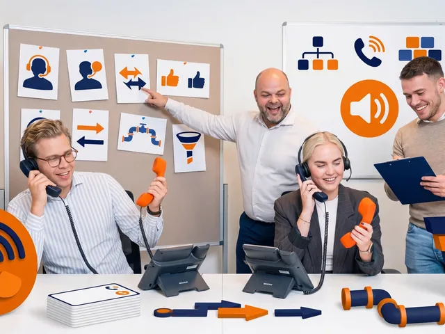 Illustratie voor Callcenter