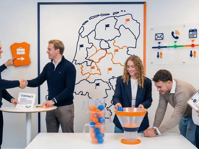 Illustratie voor Handelsagent