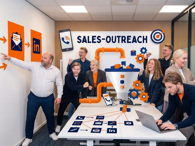 Illustratie voor Sales outreach