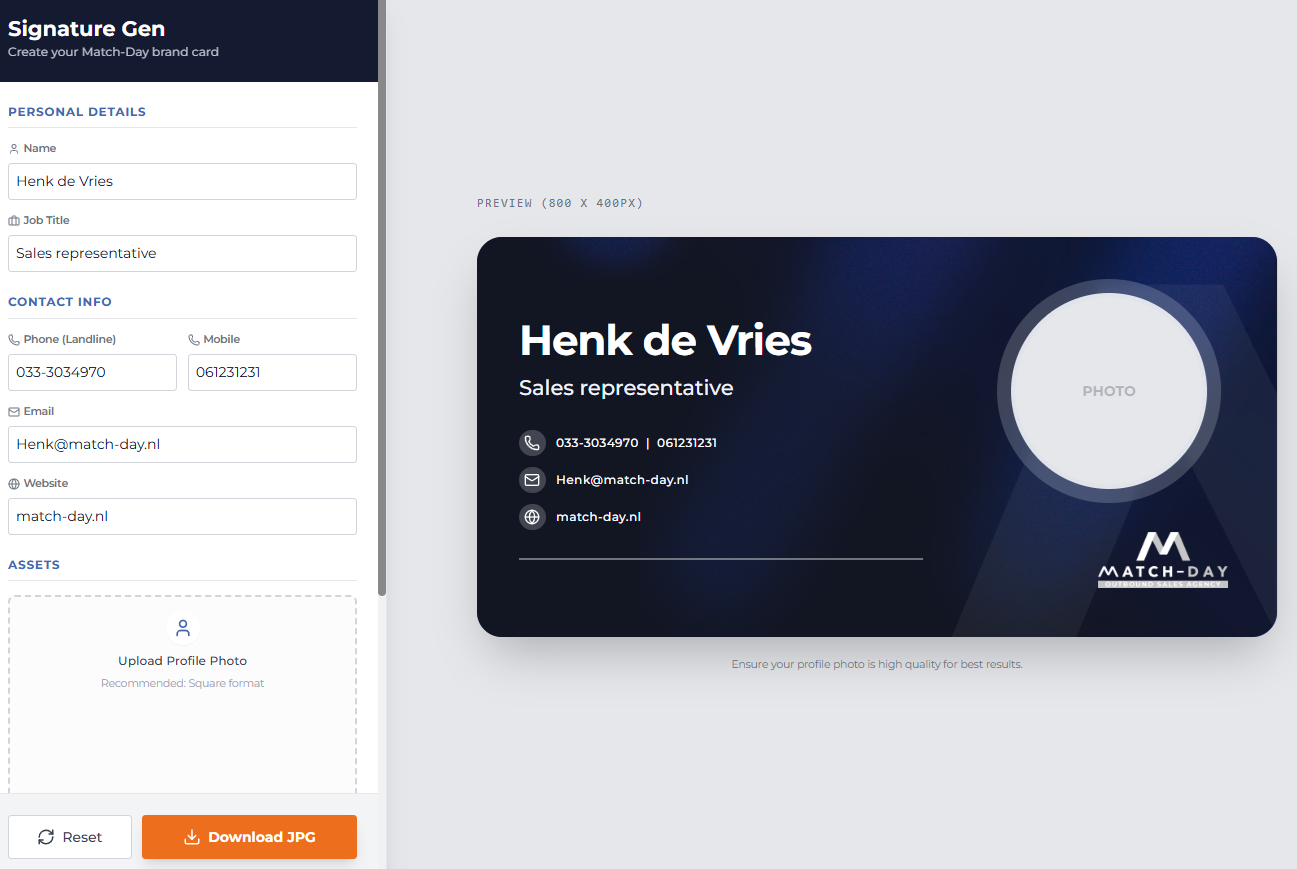 Email Footer Creator